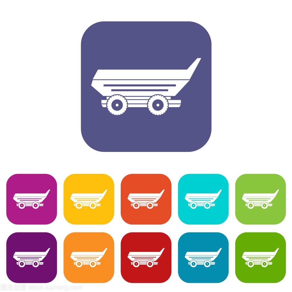 汽車拖車圖標(biāo)設(shè)計(jì)指南 追求視覺平整與清晰辨識